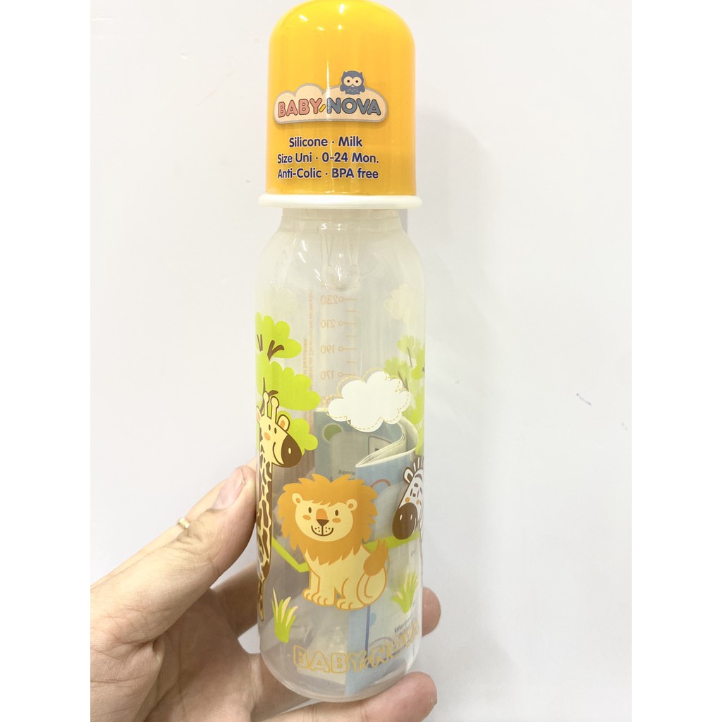 Bình Sữa Baby Nova Nhựa PP 250ml cho Bé