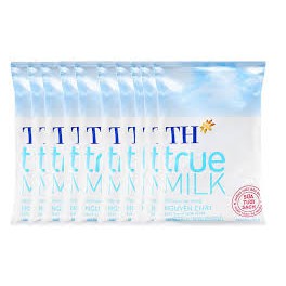 Thùng Sữa Tươi TH True Milk Nguyên Chất_ Không Đường(220ml x 48 Bịch)