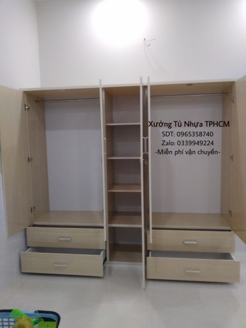 Tủ nhựa đài loan 5 cánh
