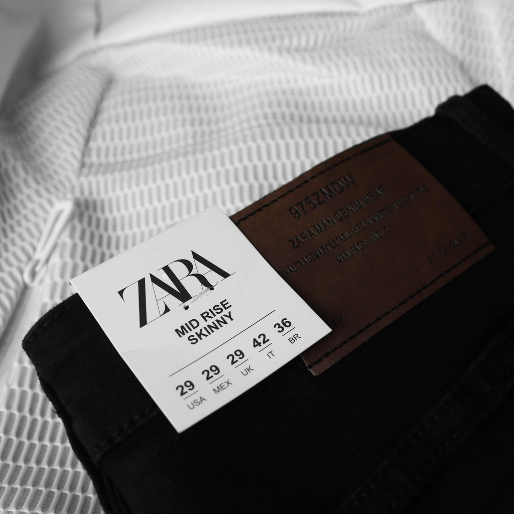 Quần Jean Nam Đen Trơn ZR VNXK Skinny & Slim Fit Ống Côn Co Dãn Tôn Dáng | BigBuy360 - bigbuy360.vn