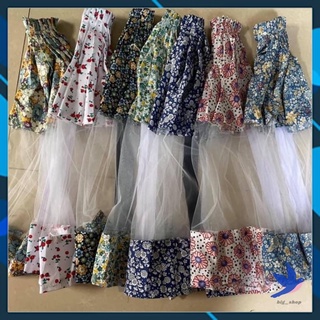Áo lồng chim khuyên pha lưới hoạ tiết hoa giá rẻ