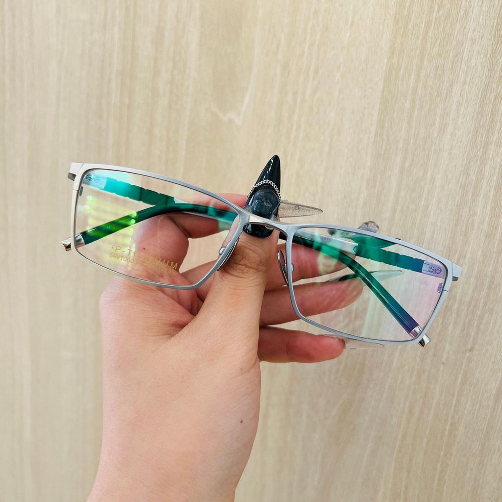 Gọng kính titanium SW10003 thời trang nam siêu nhẹ siêu bền OURESS