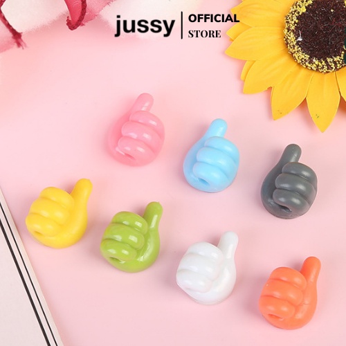 Miếng Dán Tường Hình Bàn Tay Tiện Lợi Dễ Thương Jussy Official Miếng Dán Điện Thoại Cố Định Dây Sạc Đa Năng