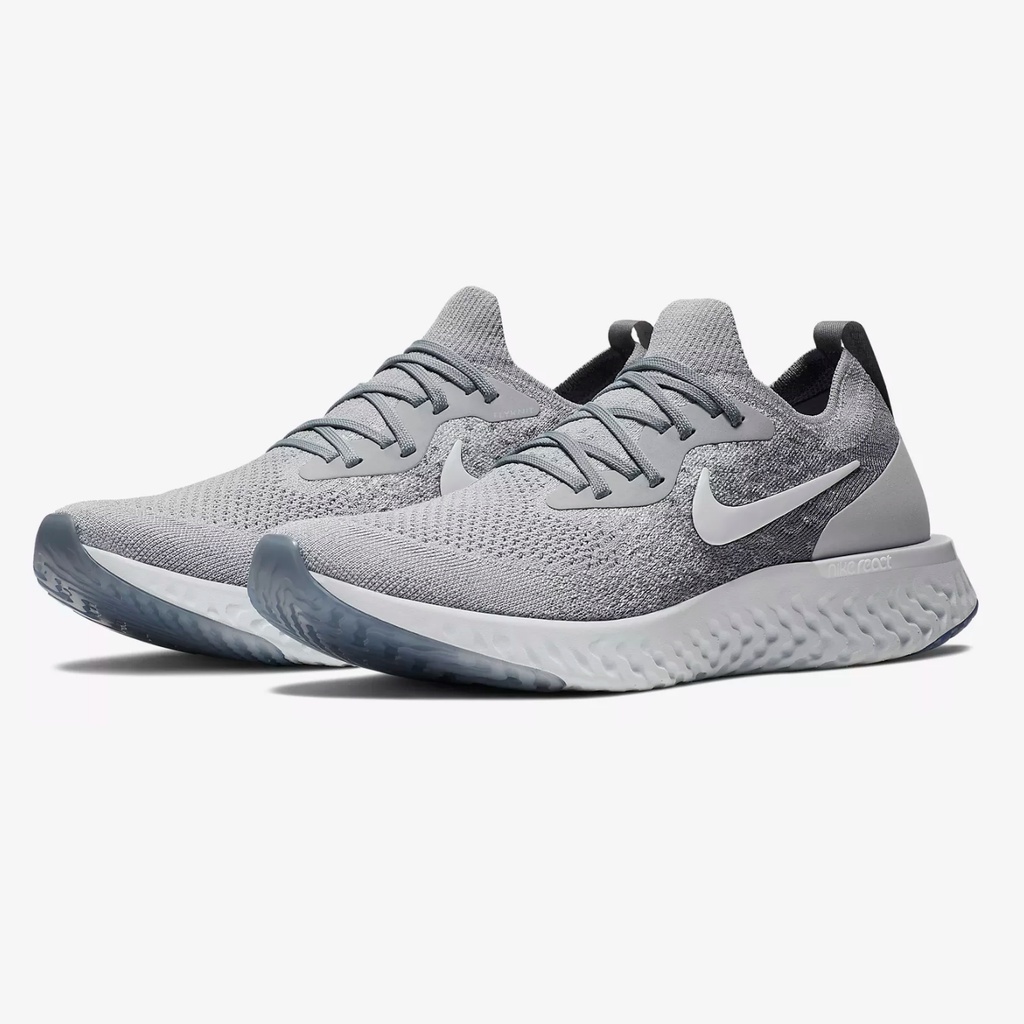 [full box] Giày Sneaker Epic React Flyknit Silver .-Giày Thể Thao