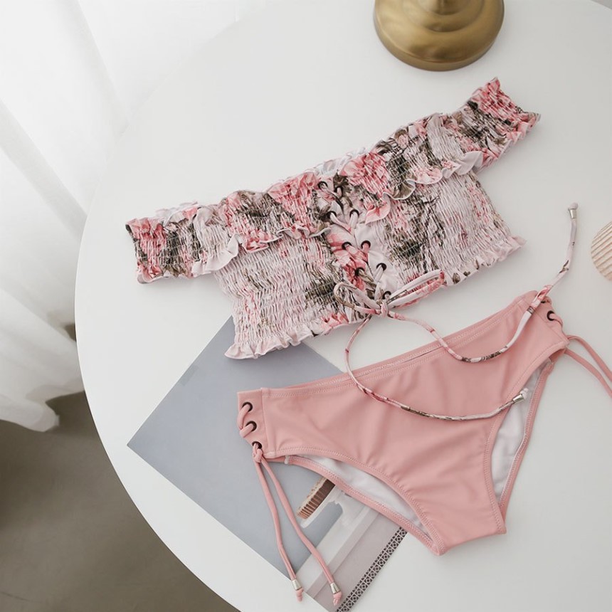 Bikini 2 mảnh trễ vai, quyến rũ 👙 Bikini trễ vai sexy 4 màu hot hit 👙 Bikini, đồ bơi nữ sexy 👙 STELLA | BigBuy360 - bigbuy360.vn