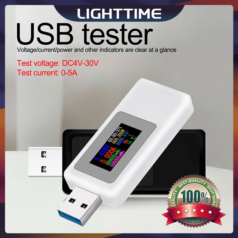 Usb Đo Dòng Điện / Ampe Kế 10 Trong 1