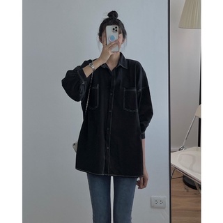 Sơ mi chỉ nổi dài tay 7822