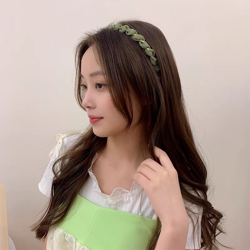 Băng Đô Cài Tóc Bằng Vải Organza Thiết Kế Tinh Tế Làm Quà Sinh Nhật Cho Bạn Gái