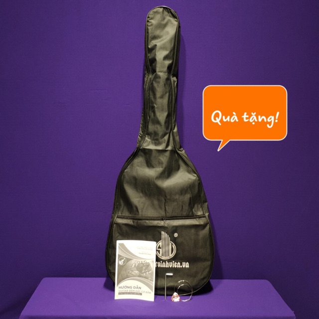 ĐÀN GUITAR ACOUSTIC CÓ TY MÀU ĐEN TẬP CHƠI GIÁ SỐC