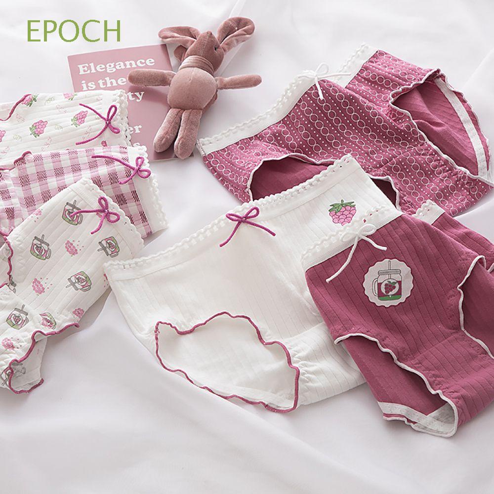 Quần lót không đường may thoáng khí đính nơ dễ thương cho nữ