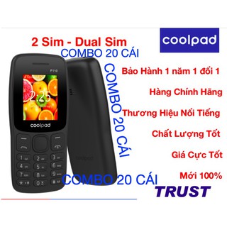 1 Thùng=20 Cái, Điện Thoại Phổ Thông Coolpad Giá Rẻ 2 Sim -Điện Thoại Di Động - F110- BH 1 năm 1 đổi 1