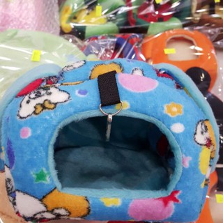 Nhà ngủ bông tai thỏ 19x19cm cho Sóc Bông, Sóc Đất, Sóc Bay Úc...