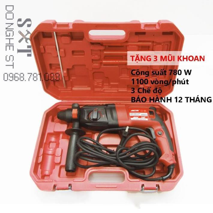 Máy khoan cầm tay ACZ 2603 tặng mũi - BH 12 tháng