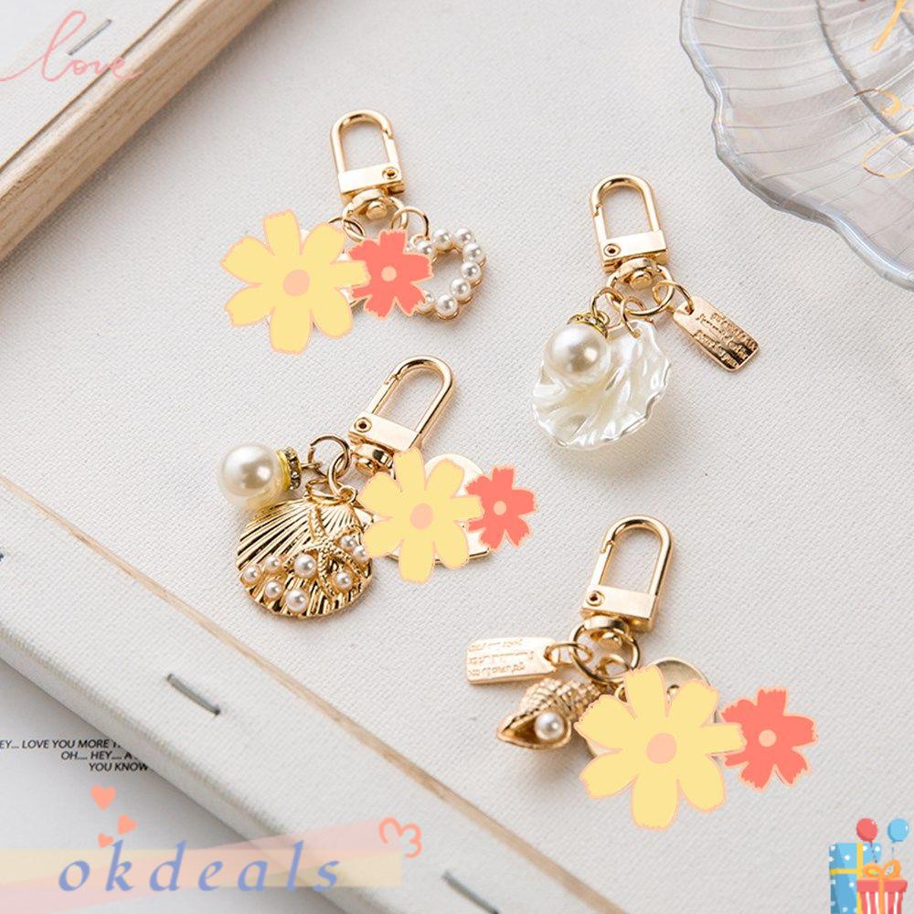 Móc Khóa / Điện Thoại Đính Ngọc Trai Xinh Xắn