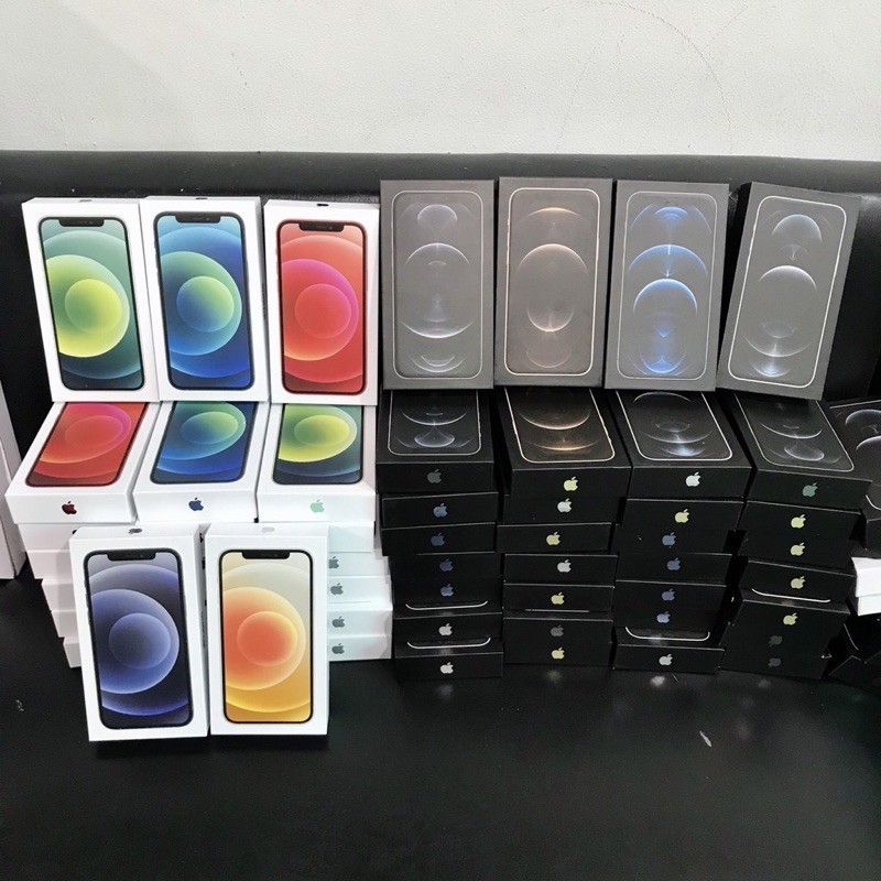 Hộp iphone ⚡️ FREE SHIP ⚡️ Hộp Iphone 12,12pro,12promax - Vỏ Hộp In Sắc Nét - Chật Liệu Nhựa Cứng - Đầy Đủ Tem Chọc Sim