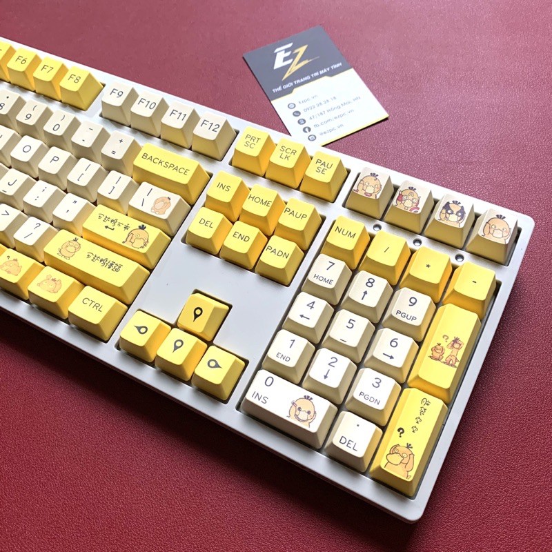 Bộ Keycap Ps4Ducky OEM PBT 131 Nút Chuyên Dùng Cho Bàn Phím Cơ