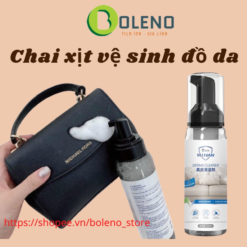 Chai xịt vệ sinh đồ da Yuhan ,tẩy sạch bảo dưỡng túi xách, ví, thắt lưng giày dép