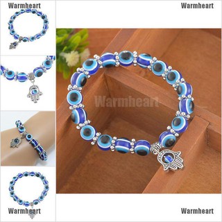 Warmheart Charm Evil Eye Bead Protection Good Luck Bracelet Jewelry Hamsa Hand Bracelet