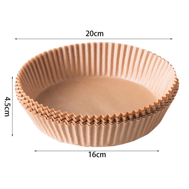 Giấy lót nồi chiên không dầu  giấy thấm dầu SÉT 50 cái