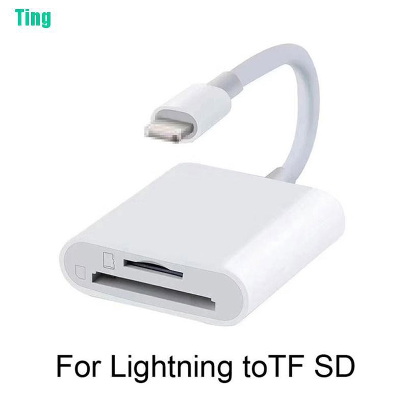 Đầu Đọc Thẻ Nhớ SD TF Otg Dành Cho Thiết Bị Cổng Lightning