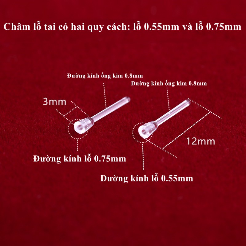 Phụ Kiện Kim Bấm Lỗ Tai 0.7 / 0.8 A693