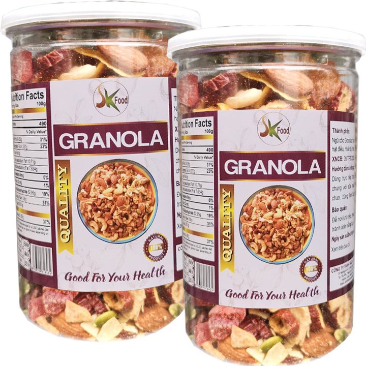 Ngũ cốc granola siêu hạt giúp ăn kiêng giảm cân hiệu quả - 400g