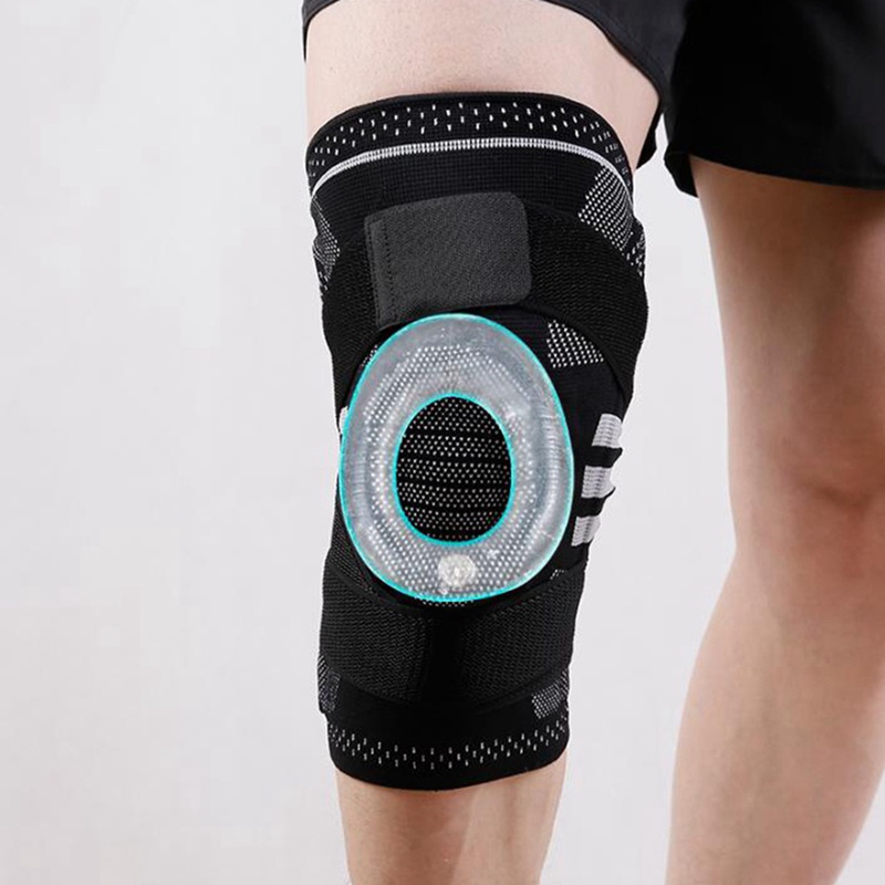 Băng Quấn Bảo Vệ Đầu Gối Bằng Silicone Tiện Dụng Khi Chơi Thể Thao