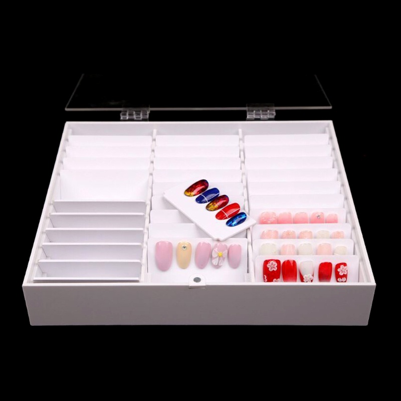 Hộp Đựng Móng Tay Giả YOUYO Trưng Bày Nhiều Màu Sắc