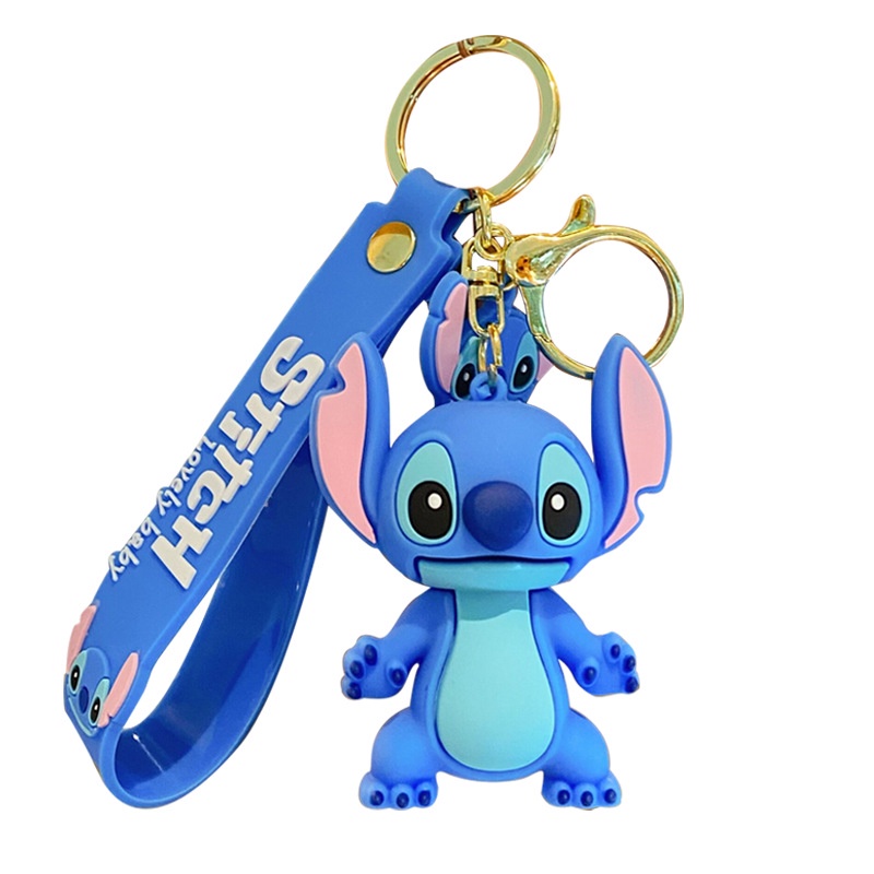 Móc Khóa Epoxy Hình Búp Bê Stitch Hoạt Hình Sáng Tạo Dễ Thương Dành Cho Nam Và Nữ