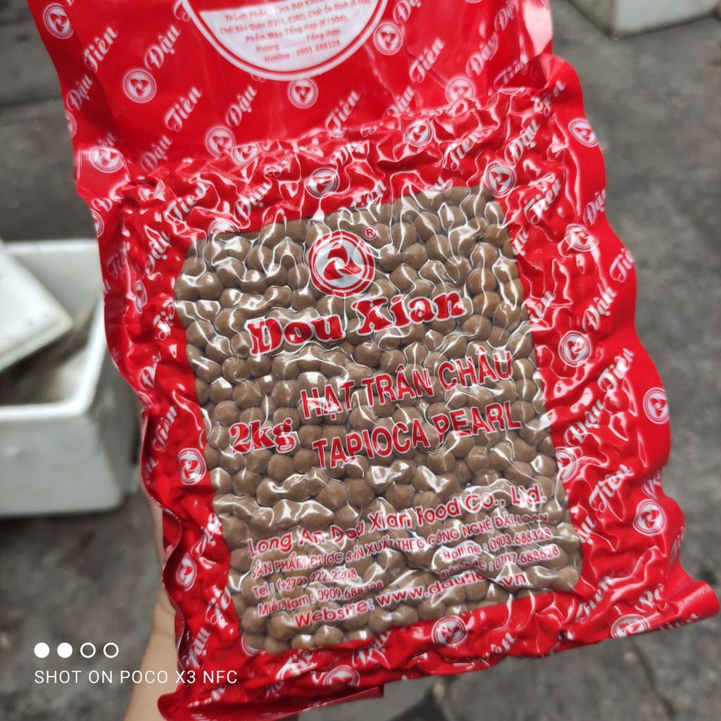 Trân châu ô long, đường đen, hoàng kim..... gói lẻ 200g (dẻo - nấu)