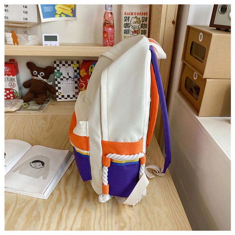 Balo Đi Học/Du Lịch Màu Sắc Dễ Thương Cho Nữ