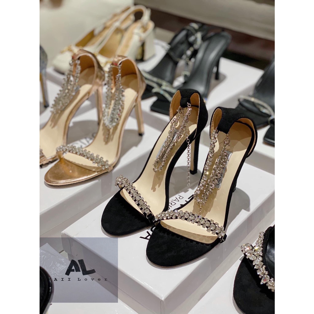 SANDAL CAO GÓT ALI LOVER - GUỐC NỮ NGANG DÂY ĐÁ - GIÀY THỜI TRANG BÍT HẬU 9 PHÂN AG220760