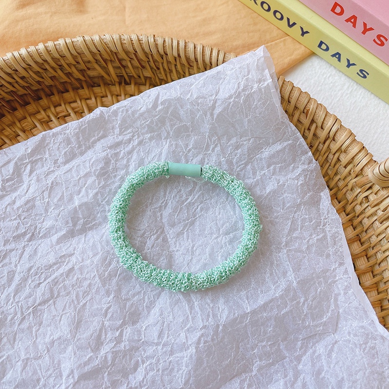 Dây Buộc Tóc Cao Su Cỡ Nhỏ Phong Cách Hàn Quốc Đơn Giản Thời Trang