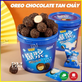 Oreo chocolate nhân phô mai tan chảy - bánh socola nhân tan chảy xô 118gram