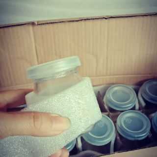 Bộ 12 cốc sữa chua thủy tinh