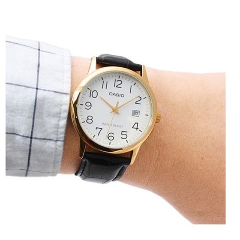 Đồng hồ nam dây da Casio chính hãng Anh Khuê MTP-V002GL-7B2UDF | BigBuy360 - bigbuy360.vn
