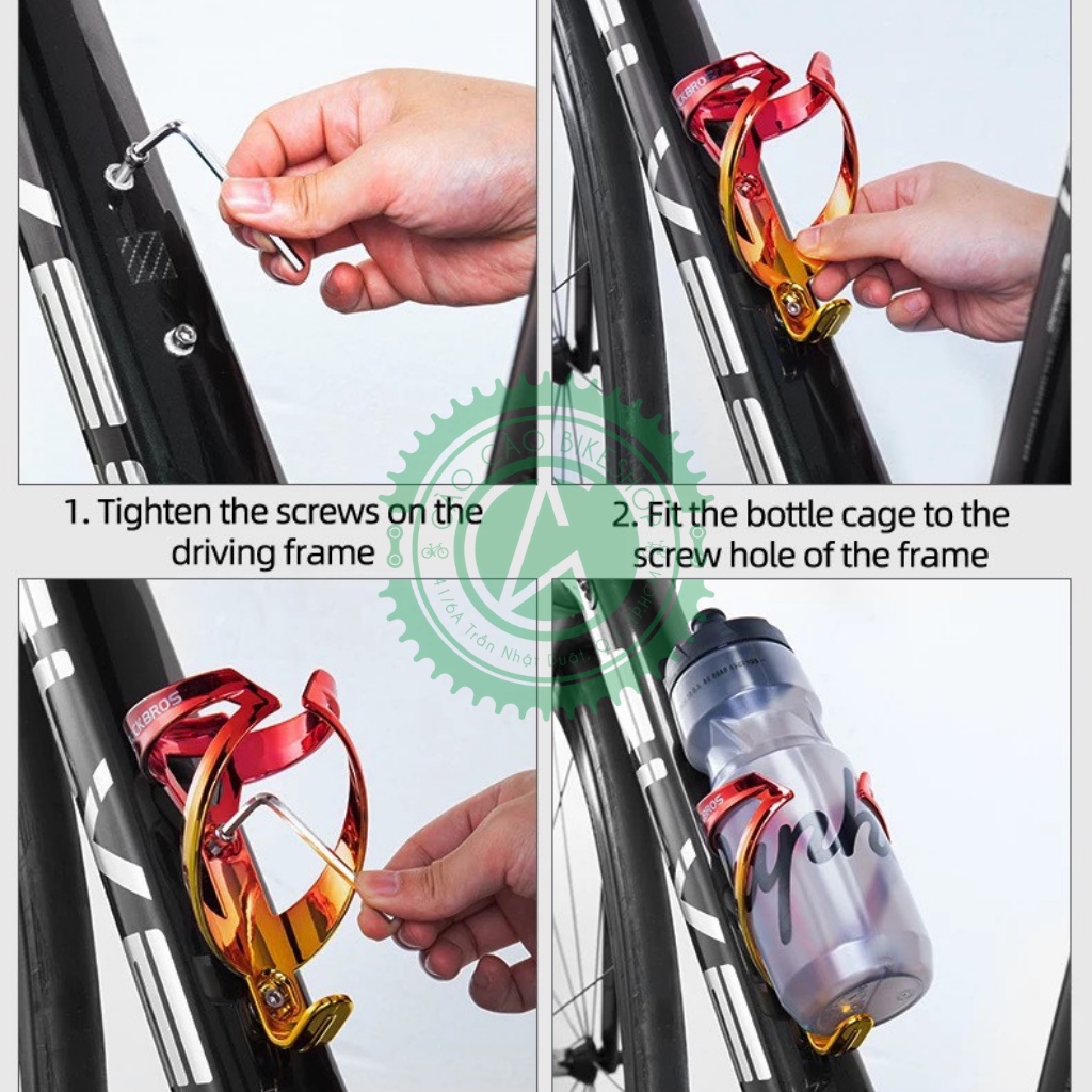 GỌNG BÌNH NƯỚC ROCKBROS CHÍNH HÃNG_CàoCàoBikeShop