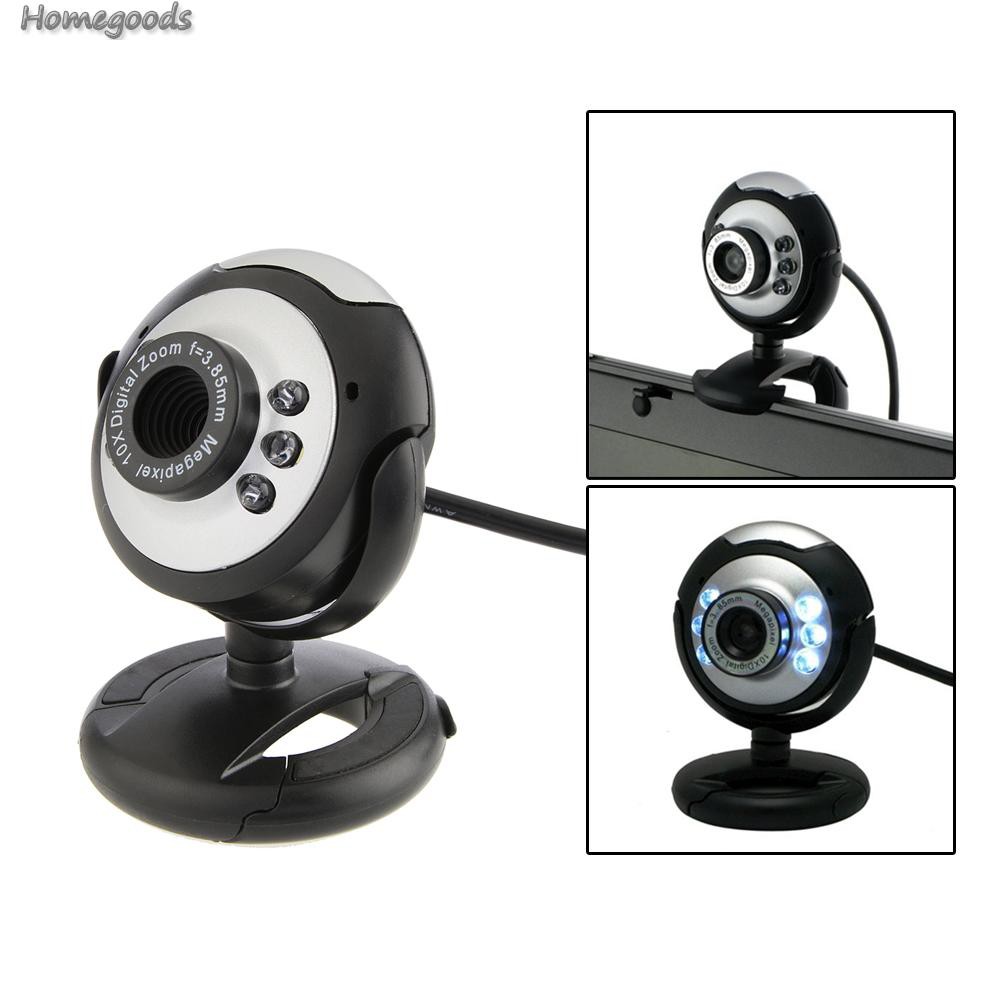 Camera Webcam 12.0 Mp 6 Led Usb Kèm Mic Cho Máy Tính | BigBuy360 - bigbuy360.vn