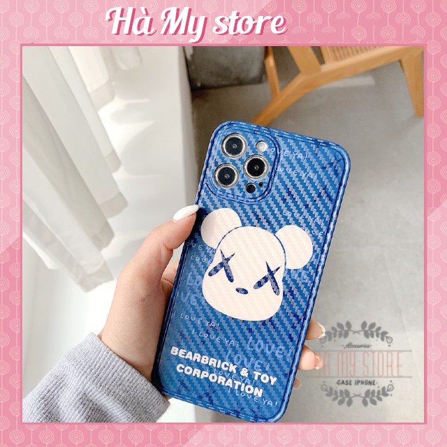 Ốp Điện Thoại VIỀN VUÔNG In Hình Gấu Hoạt Hình Cho Iphone 6/6S-7PL/8PL-XSM-11-11PROMAX-12-12PRO-12PROMAX | BigBuy360 - bigbuy360.vn