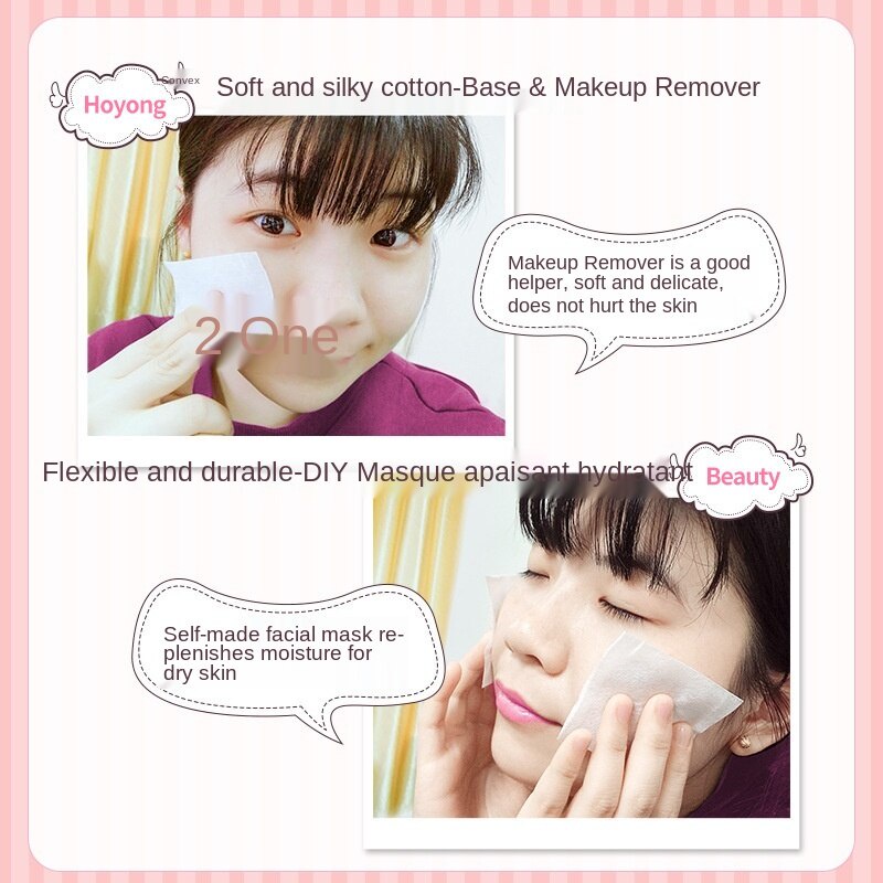 [Hàng mới về] Hộp 100 bông tẩy trang mềm mại