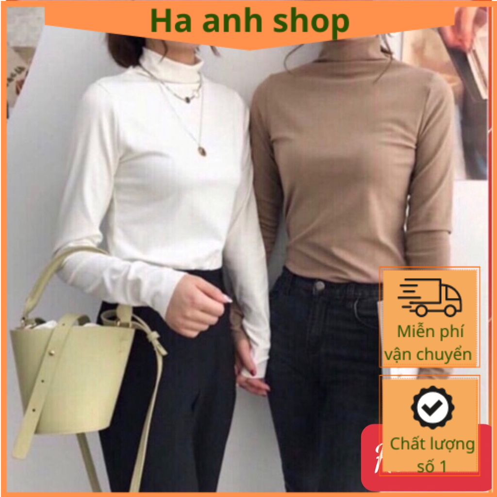 Áo Giữ Nhiệt -Lót Nỉ - Co Dãn Cổ 3 Phân