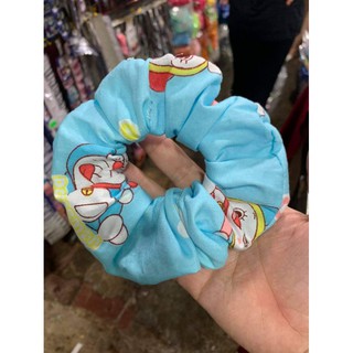 Cột tóc vải Scrunchies Doremon