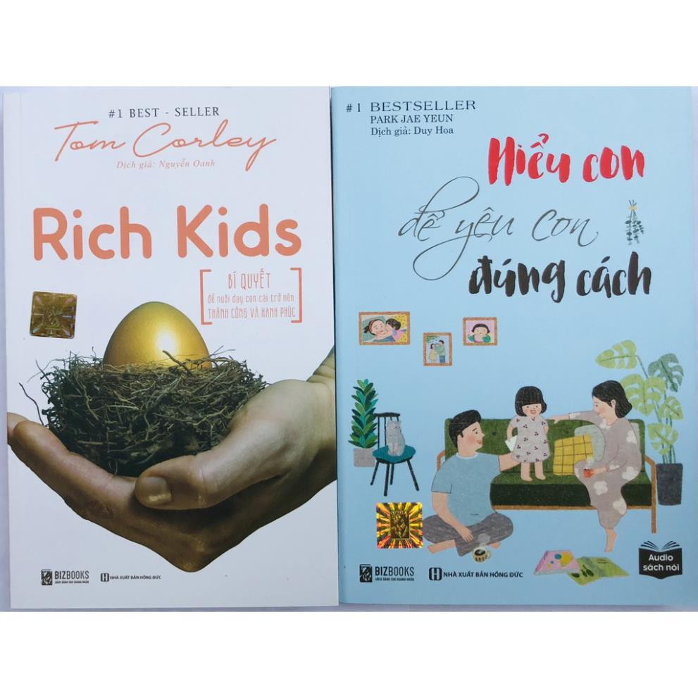 Sách - Rich Kids: Bí quyết để nuôi dạy con cái trở nên thành công và hạnh phúc + Hiểu con để yêu con đúng cách