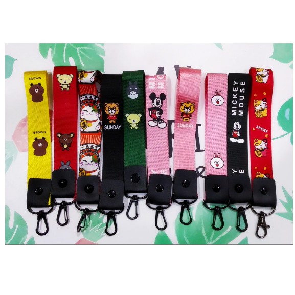 ST5 Dây Đeo Điện Thoại Strap Dây Strap Ngắn 15cm Cute Làm Móc Khóa, Móc Điện Thoại