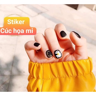[ĐỒ NAILS] Sticker Dán Móng HOA CÚC