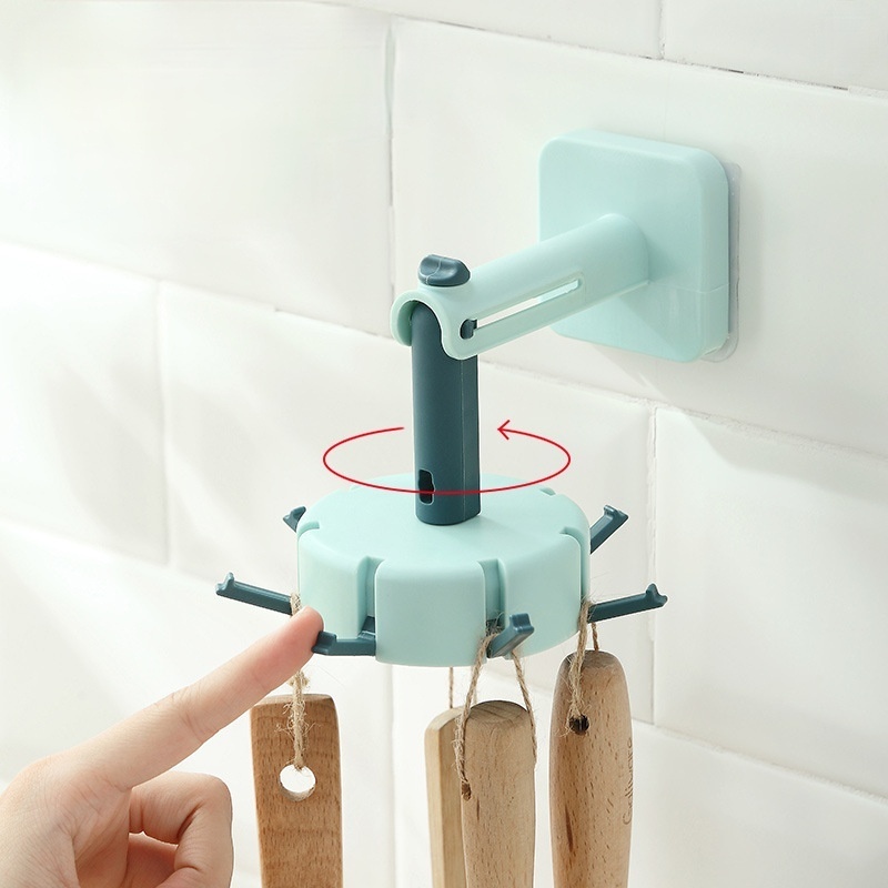 Giá Xoay Treo Đồ Dùng Nhà Bếp Đa Năng Tiện Dụng