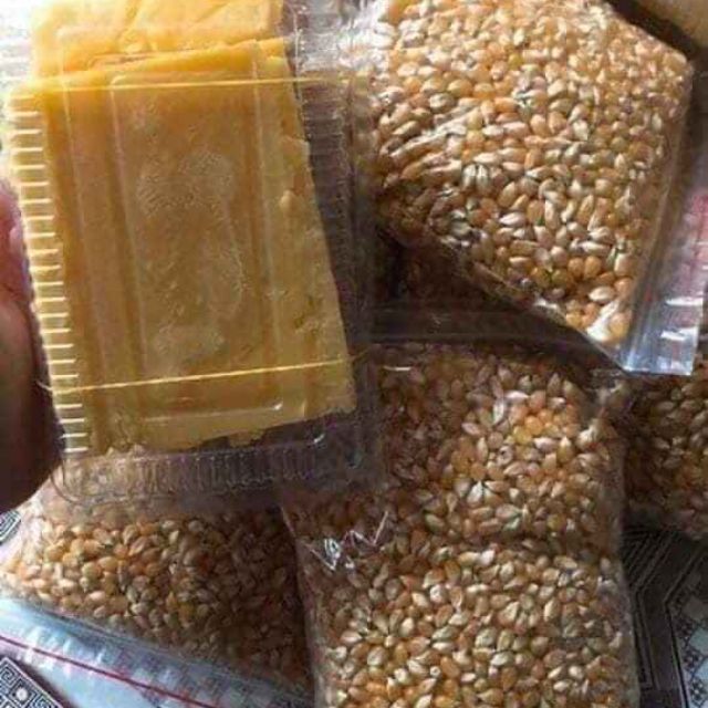 Set ngô nổ 1kg kèm bơ hộp ngon