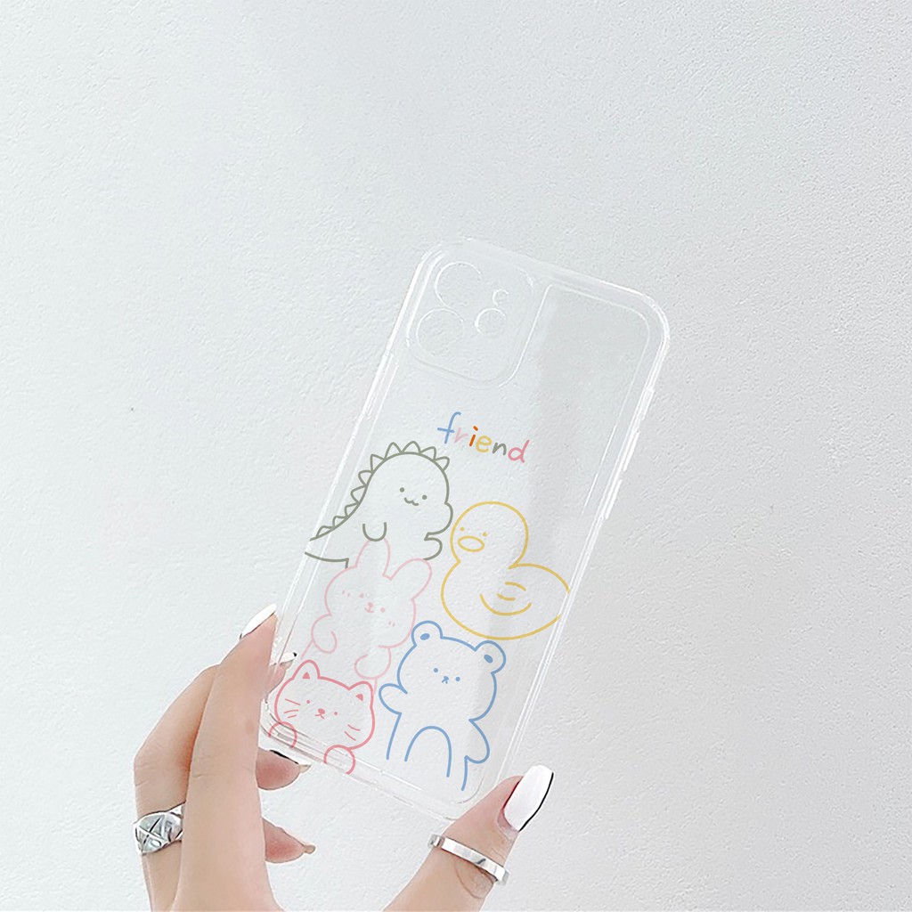 Ốp lưng iphone MyFriend trong cạnh vuông 5/5s/6/6plus/6s/6splus/7/7plus/8/8plus/x/xr/xs/11/12/pro/max/plus/promax | BigBuy360 - bigbuy360.vn