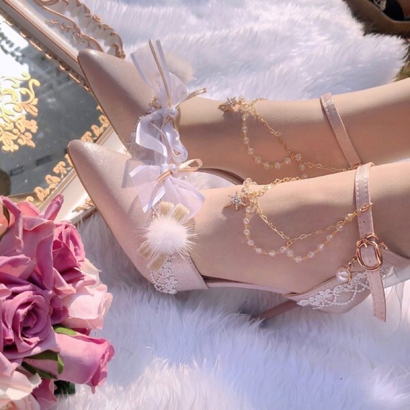 YASAS0148-Giày cao gót lolita tiệc trà