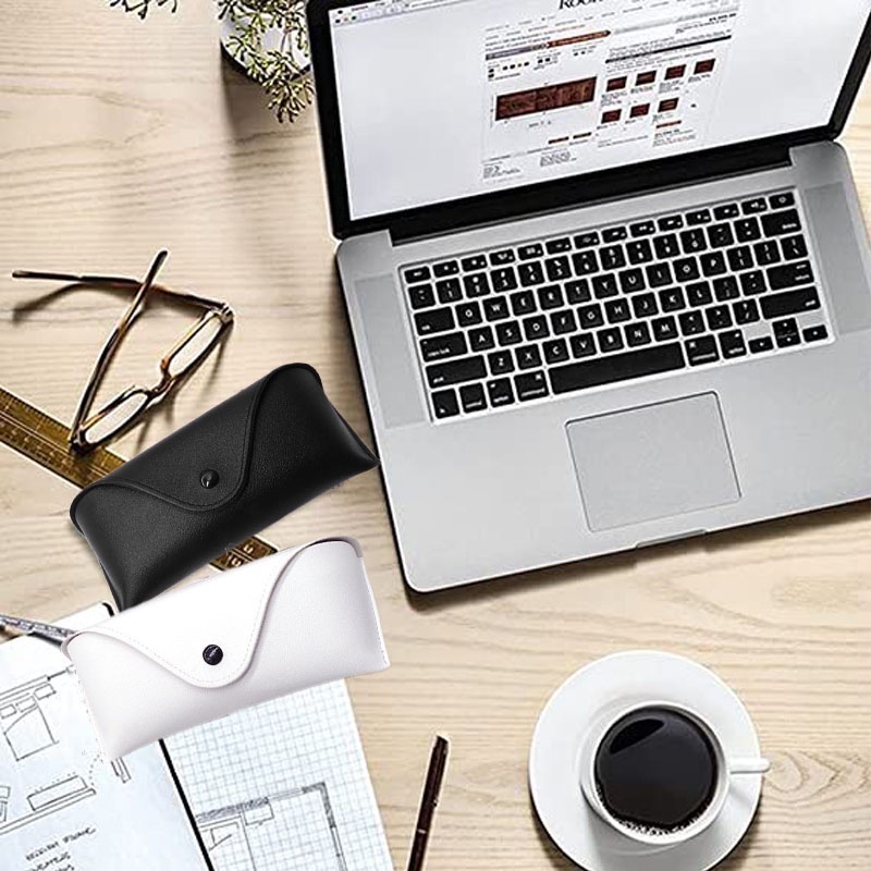 Hộp Đựng Mắt Kính Bằng Da Gọn Nhẹ Tiện Dụng Cho Nam / Nữ